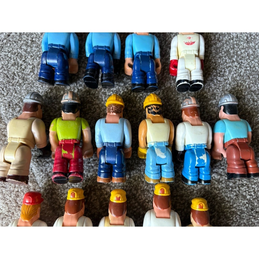 Vintage LOT of 15 Fisher Price Husky Helpers Construction,/Police and Others - Picture 8 of 9